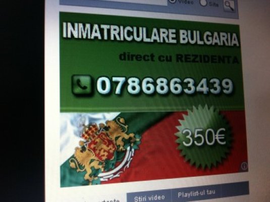 Promisiuni bulgăreşti pentru fentarea taxei auto